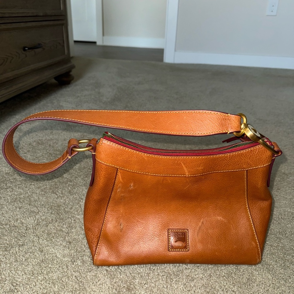 Dooney & Bourke Tan Leather Crossbody Bag & Wallet